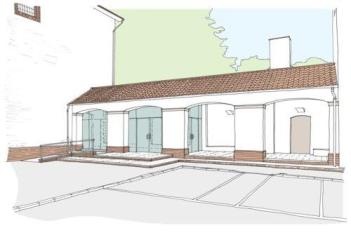 Artist's Impression of proposed Cloister Entrance